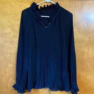 Banana Republic dark blue blouse. Size S